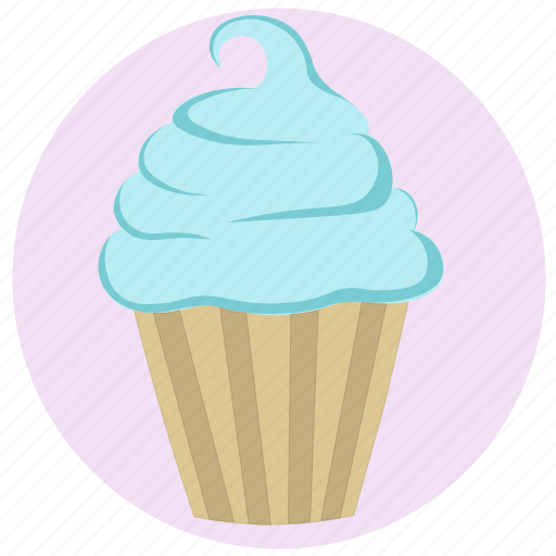 Birthday, cake, muffin, muffin icon, pink icon, desert, restaurant icon - Download on Iconfinder