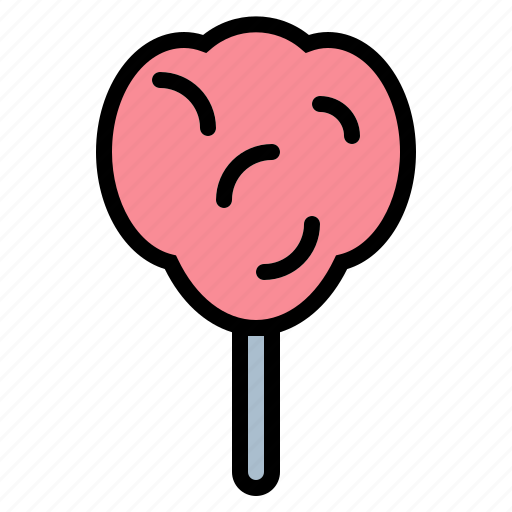 Candy, sugar, sweet, cotton candy icon - Download on Iconfinder