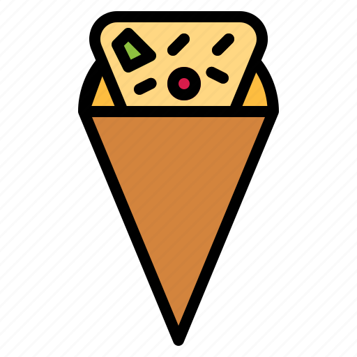 Caramel, crepe, pizza icon - Download on Iconfinder