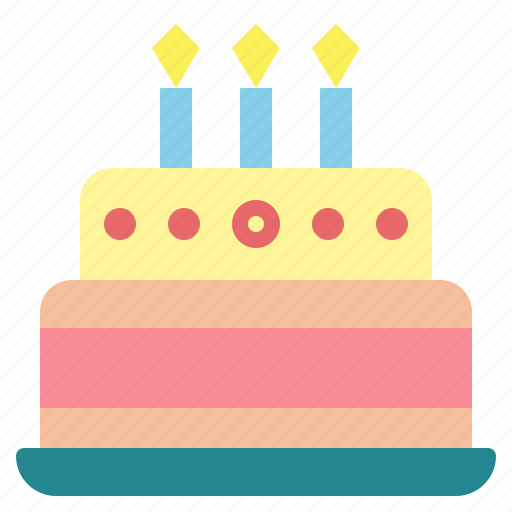 Bakery, birthday, birthday cake, cake, candles icon - Download on Iconfinder