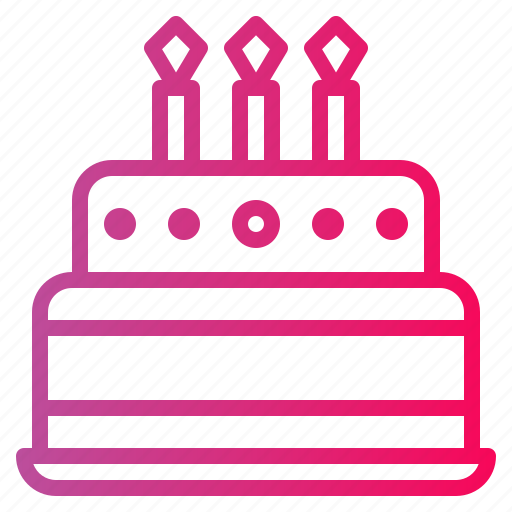 Bakery, birthday, birthday cake, cake, candles icon - Download on Iconfinder