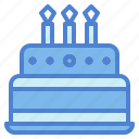 bakery, birthday, cake, candles