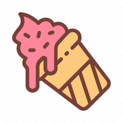 Candy, cone, cream, dessert, ice, ice cream, sweet icon - Download on Iconfinder