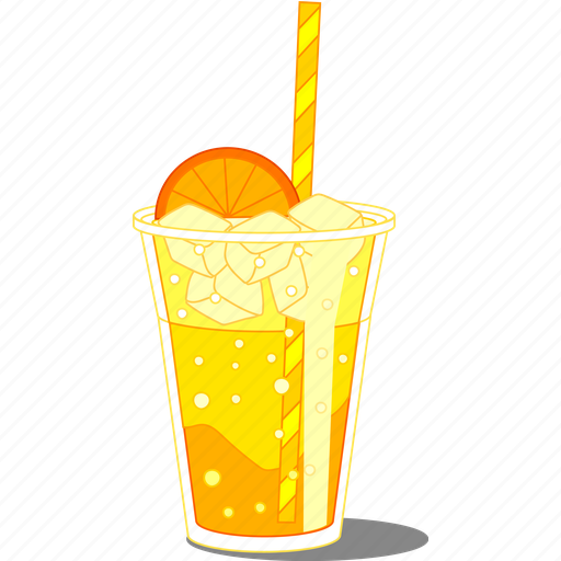 Orange, soda, juice, fruit, beverage, drinks, fresh icon - Download on Iconfinder