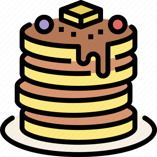 Cooking, delicious, dessert, food, pancake, restaurant, sweet icon - Download on Iconfinder