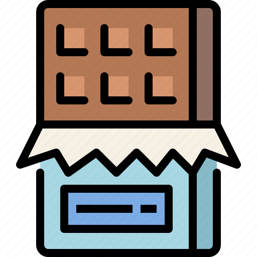 Bar, chocolate, delicious, dessert, food, snack, sweet icon - Download on Iconfinder