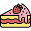 cake, cheesecake, delicious, dessert, food, strawberry, sweet 