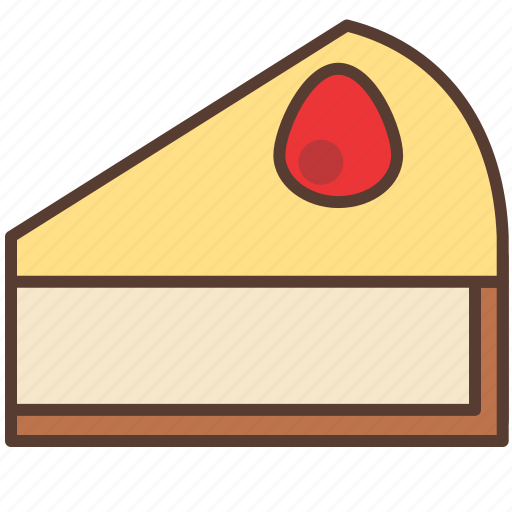 Cake, cheese, cream, dessert, strawberry, sweet icon - Download on Iconfinder