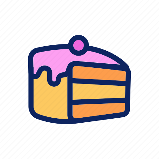Berry, cake, cheesecake, cream, pastry icon - Download on Iconfinder