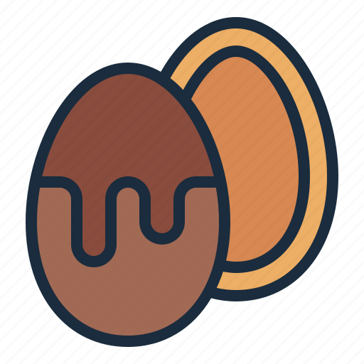 Chocolate, sweet, dessert, food, restaurant, chocolate egg icon - Download on Iconfinder