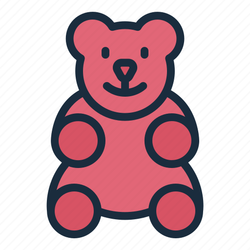Candy, sugar, sweet, dessert, food, restaurant, gummy bear icon - Download on Iconfinder