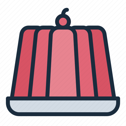 Jelly, pudding, dish, sweet, dessert, food, restaurant icon - Download on Iconfinder