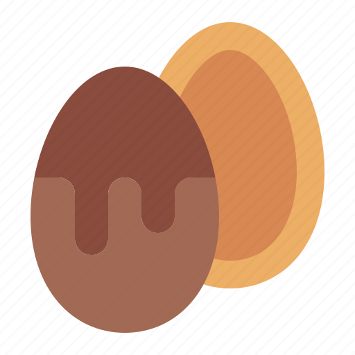 Chocolate, sweet, dessert, food, restaurant, chocolate egg icon - Download on Iconfinder