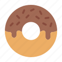 donut, bakery, doughnut, sweet, dessert, food, restaurant