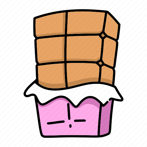Sweet, food, chocolate bar, dessert, candy, cocoa, fast food icon - Download on Iconfinder