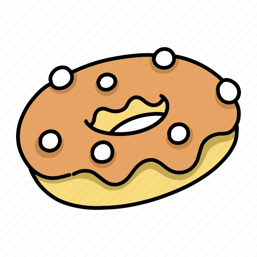 Sweet, food, donut, doughnut, bakery, dessert, fast food icon - Download on Iconfinder