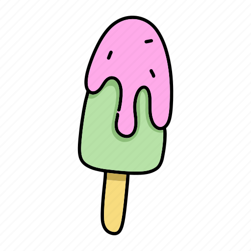 Sweet, food, ice cream, popsicle, summer, cold, fast food icon - Download on Iconfinder