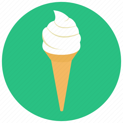 Cone, creamy, ice cream, ice cream cone, soft ice, summer, sweets icon - Download on Iconfinder