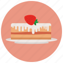 cake, strawberry, sweets