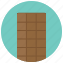bar, chocolate, square, sweets
