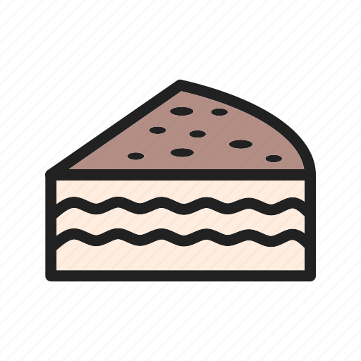 Cake, chocolate, cream, dessert, food, fudge, sweet icon - Download on Iconfinder