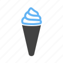 cold, cone, cream, food, ice, scoop, summer