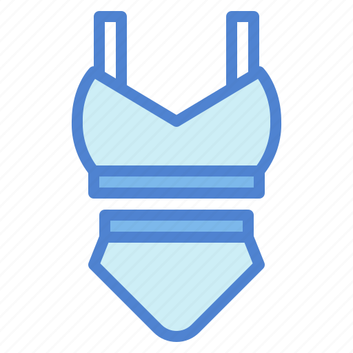 Piece, sexy, suit, summer, swimming, two icon - Download on Iconfinder
