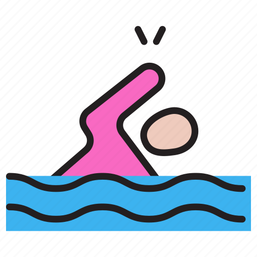 Swimming, pool, swimming pool, water, swim, vacation, holiday icon - Download on Iconfinder