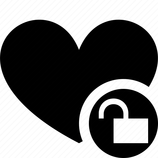 Bookmark, favorites, heart, like, love, unlock icon - Download on Iconfinder