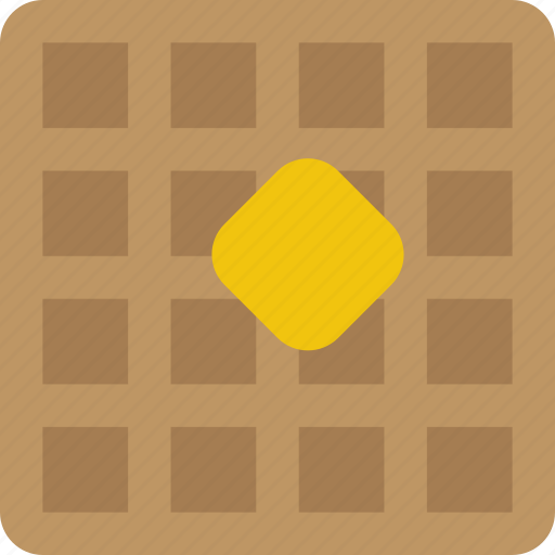 Belgian, breakfast, butter, pancake, syrup, waffle icon - Download on Iconfinder