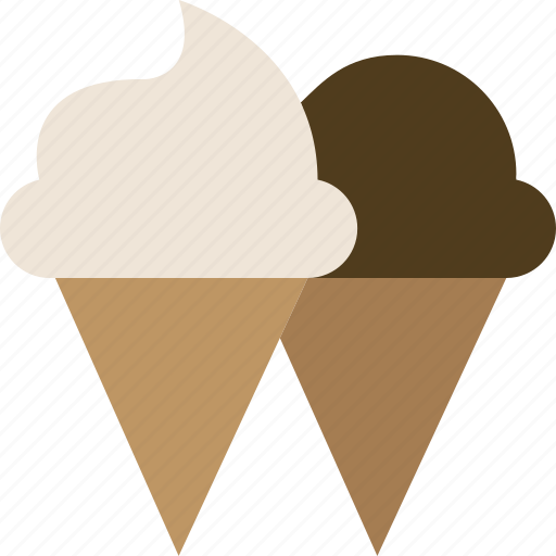 Cones, dessert, ice cream, junk food icon - Download on Iconfinder