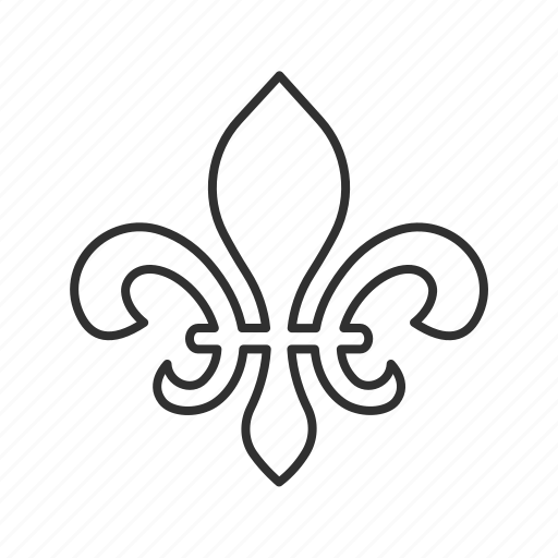 Design, fleur de ilis, flower, flower of the lily, french royalty, style icon - Download on Iconfinder