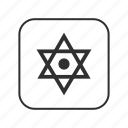 dotted six-pointed star, dotted six-pointed star emoji, israel, six pointed star, star, star of david, jewish