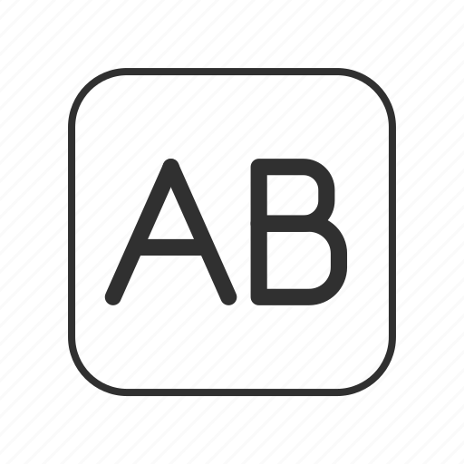 Ab, ab button, font, letters, text, type, letter icon - Download on Iconfinder