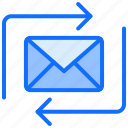 recycle, arrows, loading, sync, refresh, email, message 