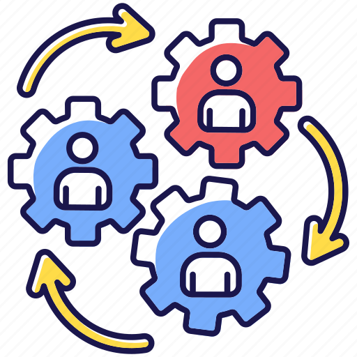 Human synergy, cooperation, human synergy icon, collaboration icon - Download on Iconfinder