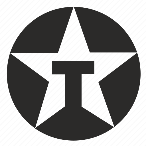 Brand, identity, logo, logotype, round, star, texaco icon - Download on Iconfinder