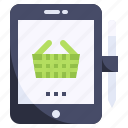 online, shopping, application, tablet, store, basket