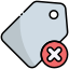 cancel, remove, delete, reject, tag, label 