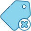 cancel, remove, delete, reject, tag, label 