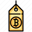 bitcoin, tag, money, price, shopping, sale 
