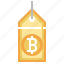 bitcoin, tag, money, price, shopping, sale 