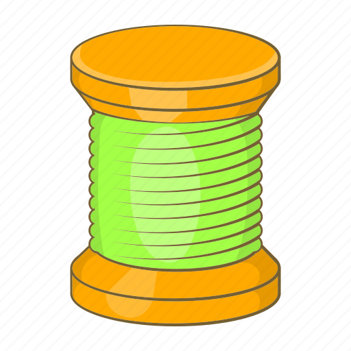 Bobbin, cartoon, coil, reel, style, thread, wood icon - Download on Iconfinder