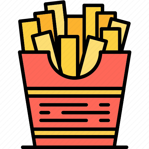 French, fries, fast, food, kitchen, potato, restaurant icon - Download on Iconfinder