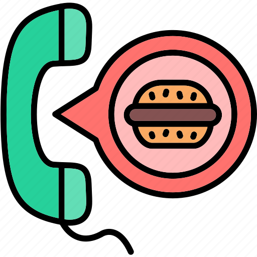 Telephone, oder, call, food, delivery, work, from icon - Download on Iconfinder
