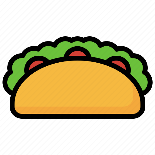 Taco, food, restaurant, mexican, salad icon - Download on Iconfinder