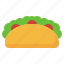 taco, food, restaurant, mexican, salad 