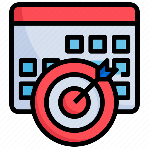 Organizational, goals, schedule, calendar, time, and, date icon - Download on Iconfinder