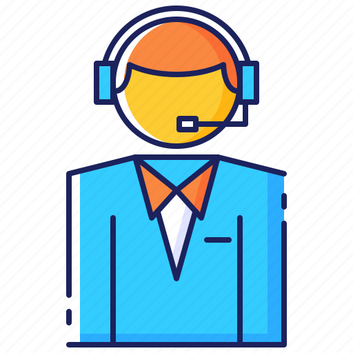 Business, customer, headset, help, operator, service, support icon - Download on Iconfinder