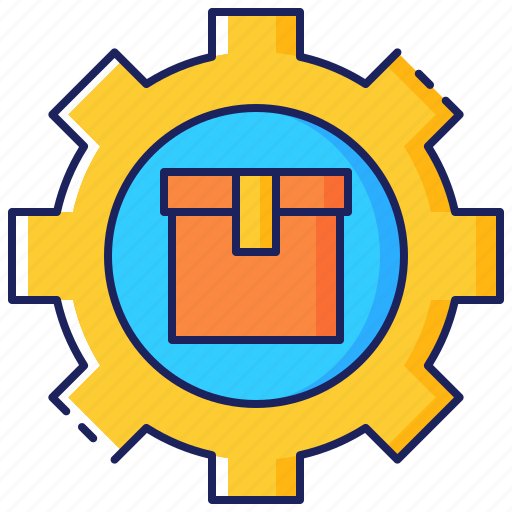 Business, gear, industry, inventory, logistics, management, storage icon - Download on Iconfinder